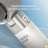 Stepless Speed Control with Rolling Switch (1-100 Levels) - Momax 1° Go Freeze Compact Foldable Icy Cooling Fan