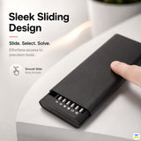 Sleek Sliding Design - 24-in-1 Screwdriver Set - Portable Full Set