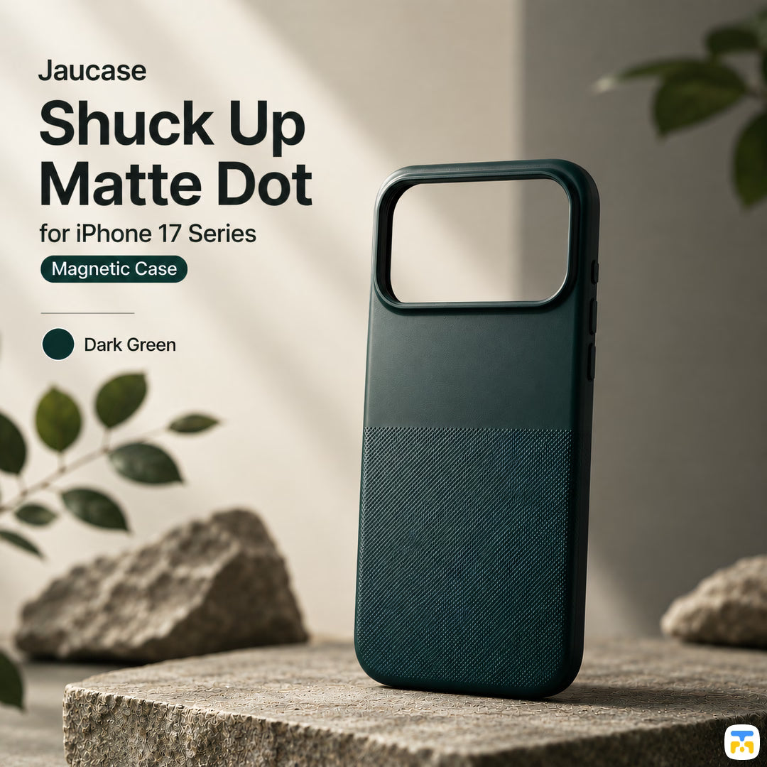 Jaucase Shuck Up Matte Dot for iPhone 17 Series - Magnetic Case