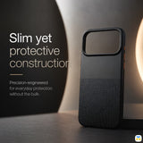 Slim yet protective construction - Jaucase Shuck Up Matte Dot for iPhone 17 Series - Magnetic Case