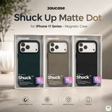 Jaucase Shuck Up Matte Dot for iPhone 17 Series - Magnetic Case