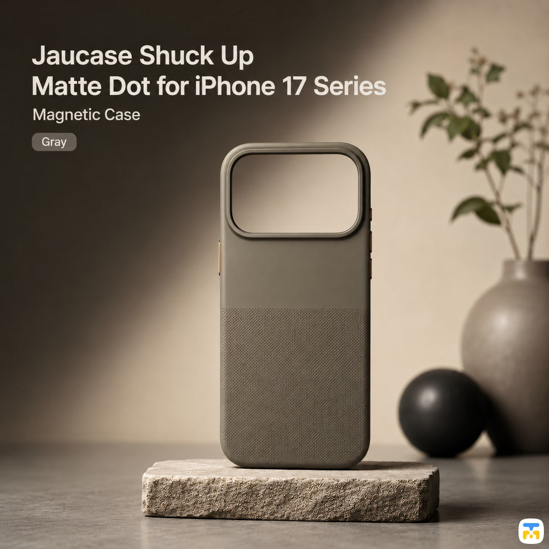 Jaucase Shuck Up Matte Dot for iPhone 17 Series - Magnetic Case