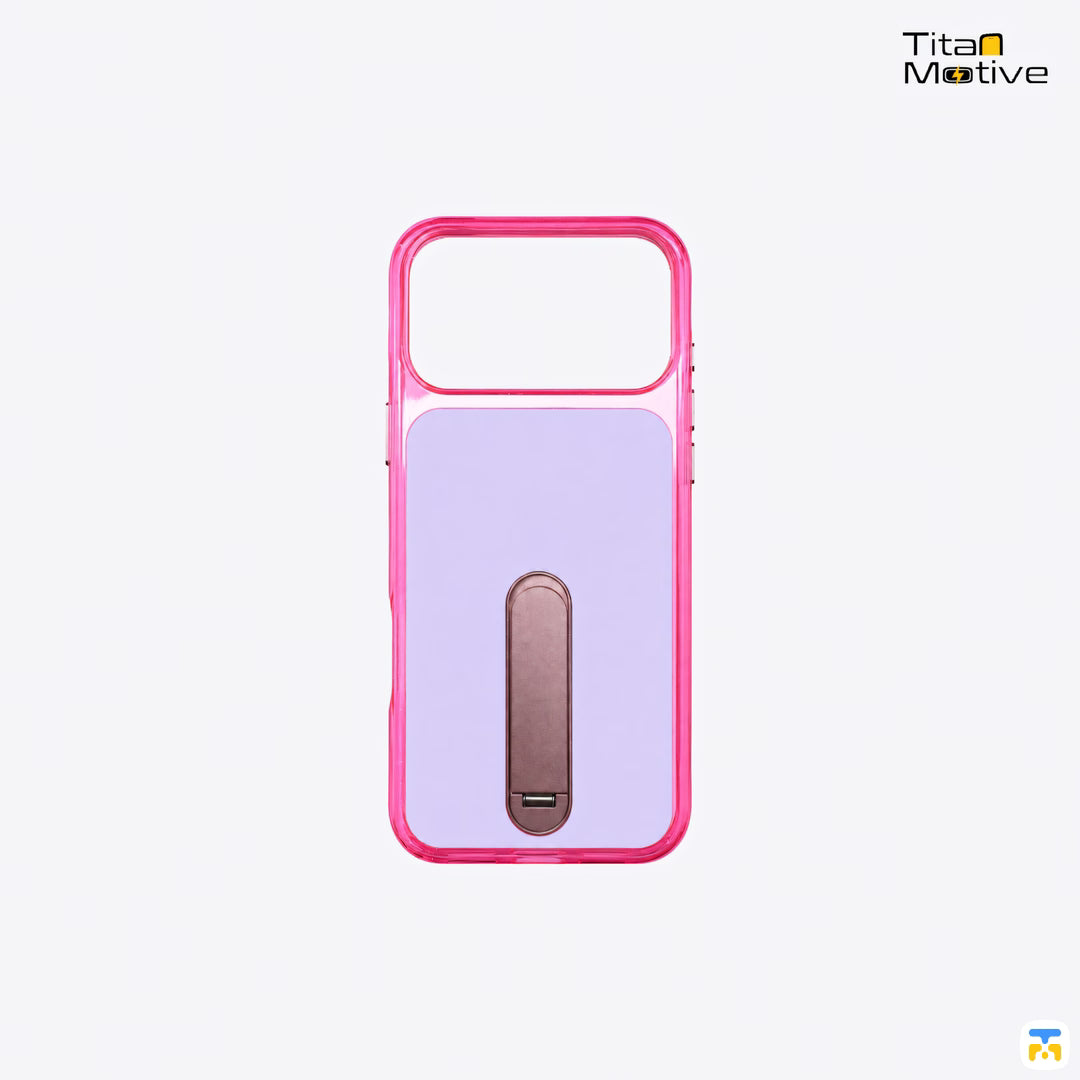 Jaucase for iPhone 17 Series Macaron MagSafe Case with 360° Rotating Stand