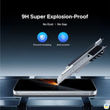 9H Super Explosion-Proof - KUZOOM for iPhone 16 & 17 Series HD Tempered Glass Protector