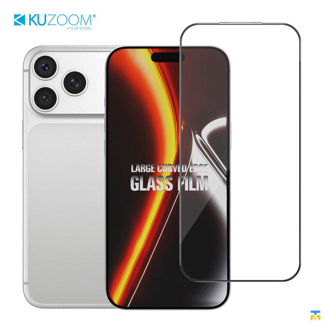 KUZOOM for iPhone 16 & 17 Series HD Tempered Glass Protector