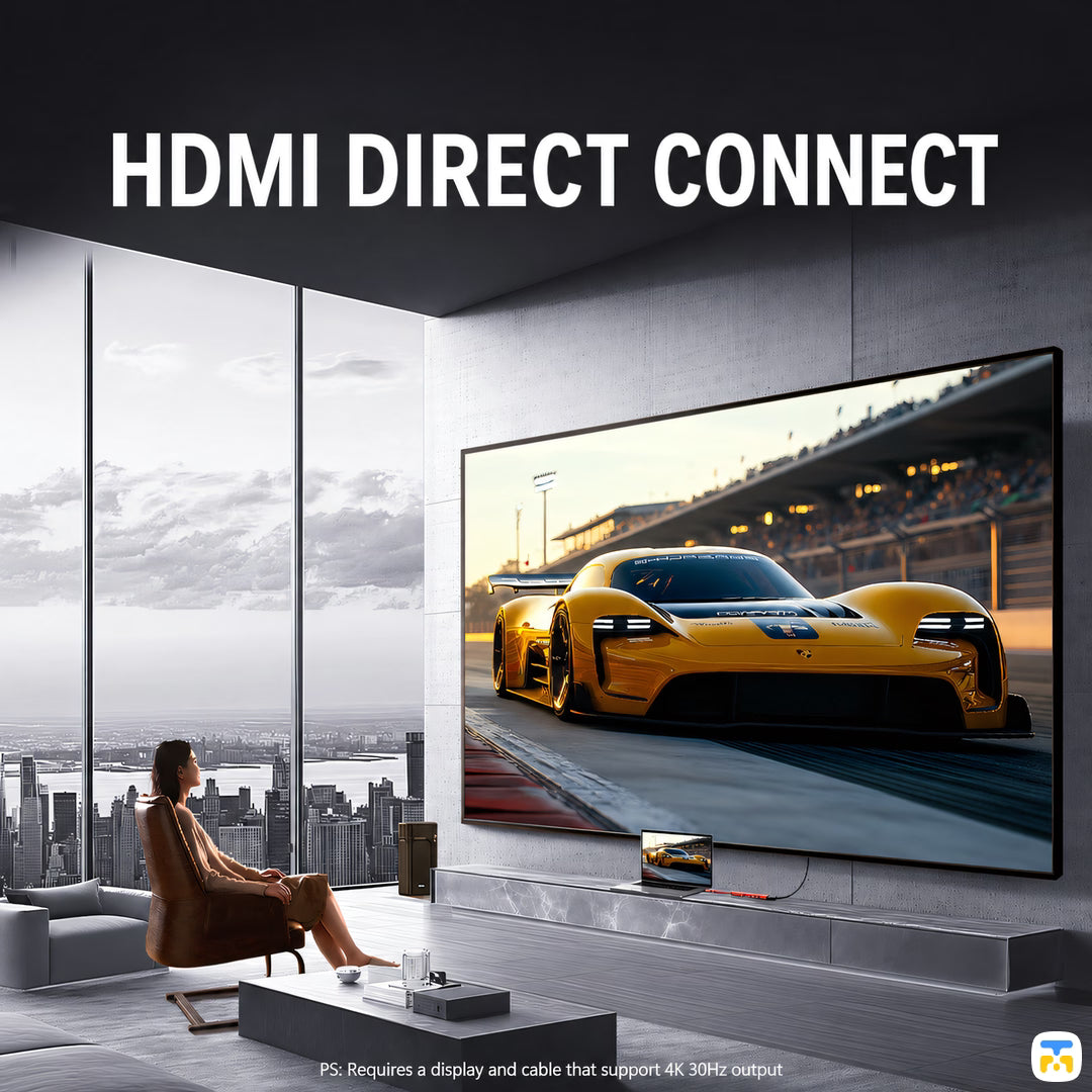 HDMI DIRECT CONNECT - UGREEN 5in1 Type-C Docking Station - Surprise Connectivity Series