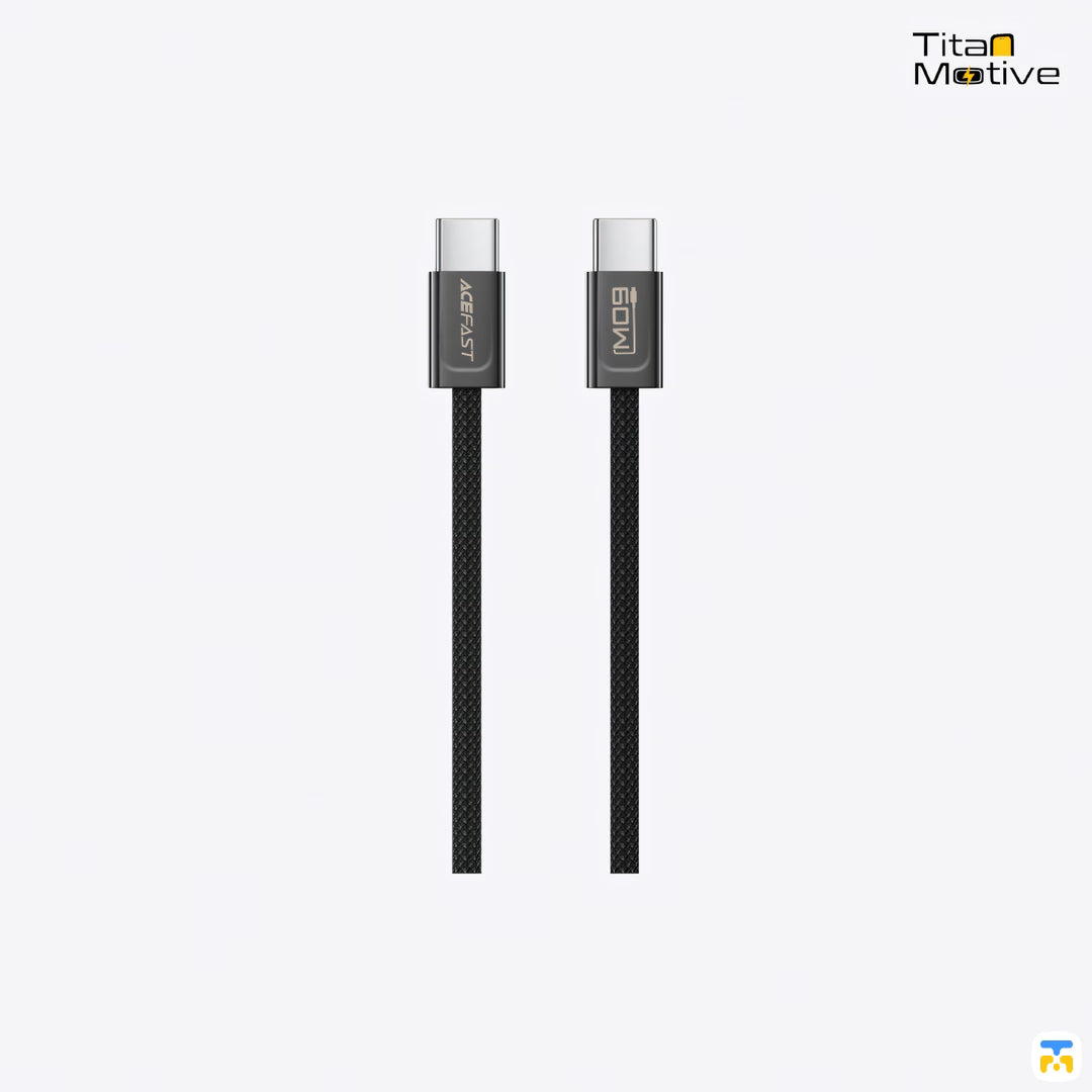 ACEFAST 60W USB-C 1.2 Meter Zinc Alloy Braided Cable
