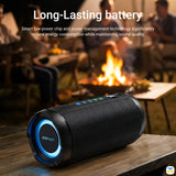 Long-Lasting battery - ACEFAST K12 Pro Wireless Speaker with Digital Display and RGB Light