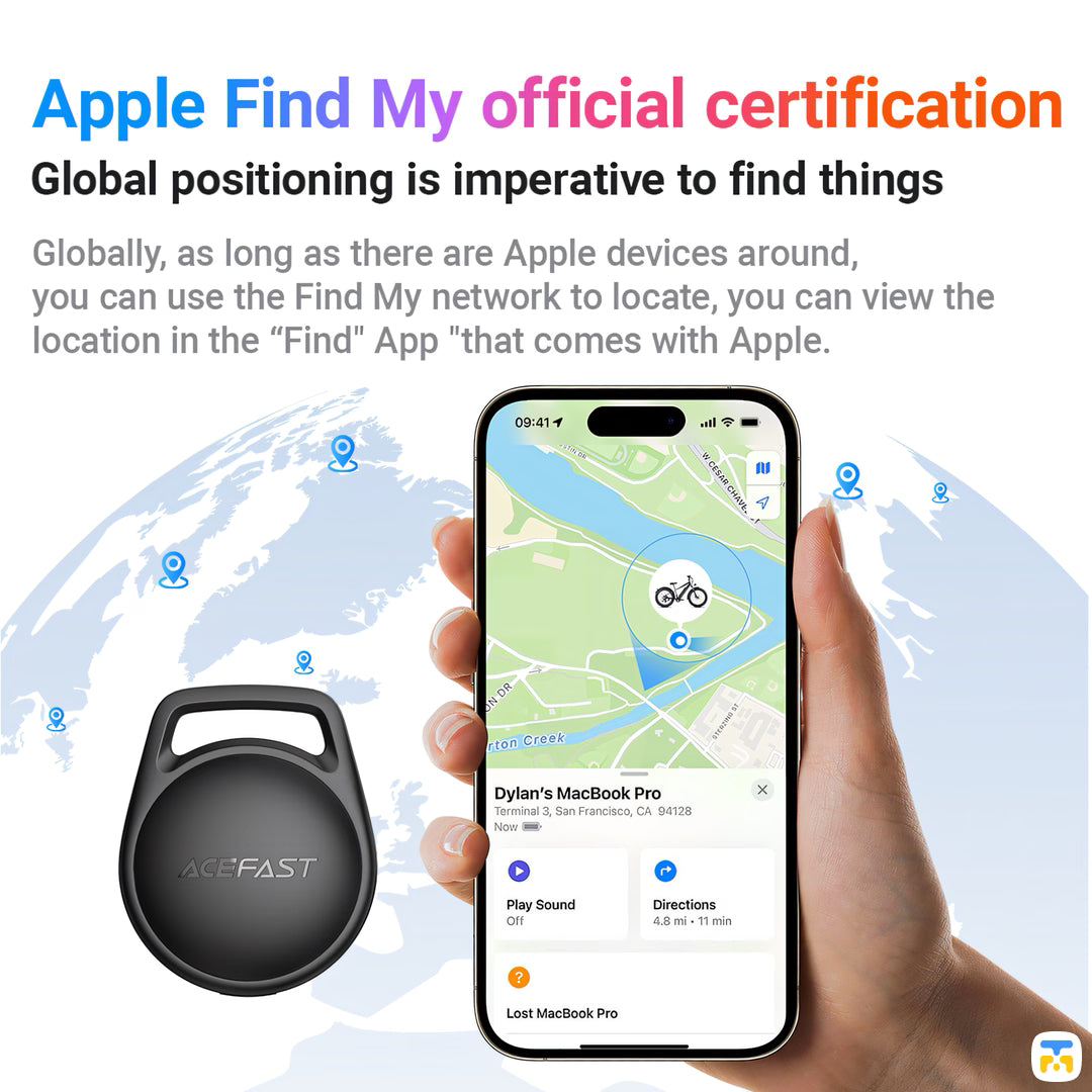 Apple Find My official certification - ACEFAST S2 Find Hub and Find My Locator (Android & iOS)