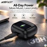 All-Day Power
More Music, Less Limits - ACEFAST W6 TWS Earbuds with Display - ANC AI ENC