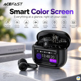 Smart Color Screen - ACEFAST W6 TWS Earbuds with Display - ANC AI ENC