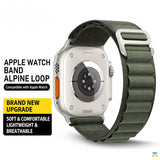 SOFT & COMFORTABLE
LIGHTWEIGHT &
BREATHTABLE - Alpine Loop Apple Watch Strap for 38-49mm