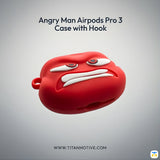 Angry Man Protective Case for AirPods Pro 3 – Durable and shockproof
