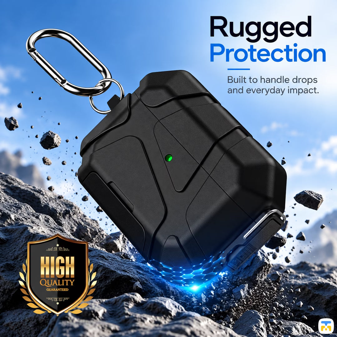Rugged
Protection - Apex Overland Protective AirPods Case