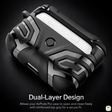 Dual-Layer Design - Apex Stealth Protective AirPods Case