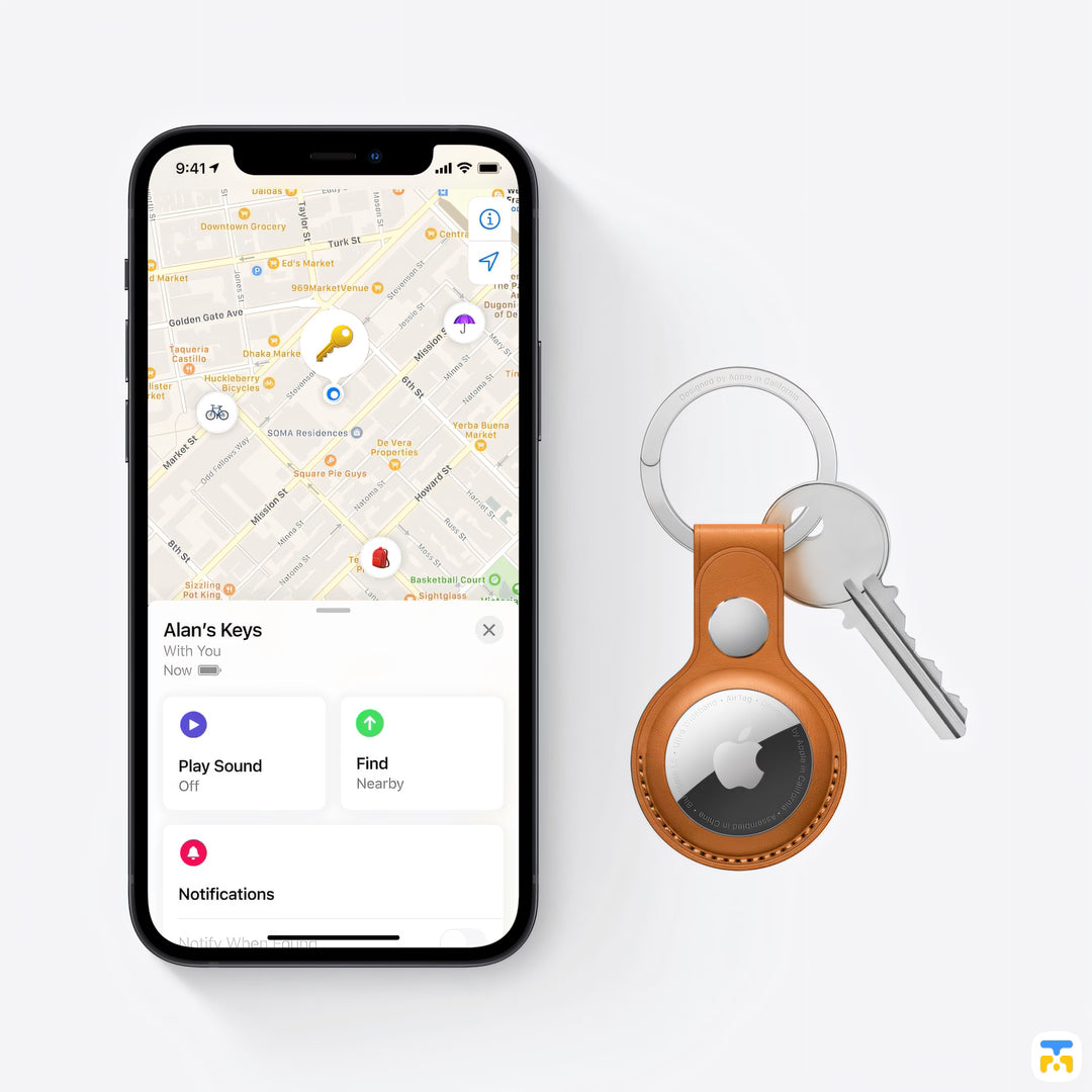 Apple AirTag (4 Pack) - Tracker for Keychain, Wallet, and More