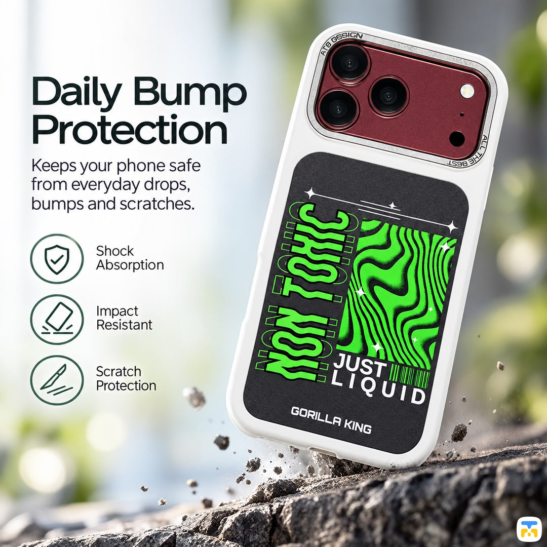 Daily Bump Protection - ATB Replaceable Backplate iPhone Case - 3 Backplates Included