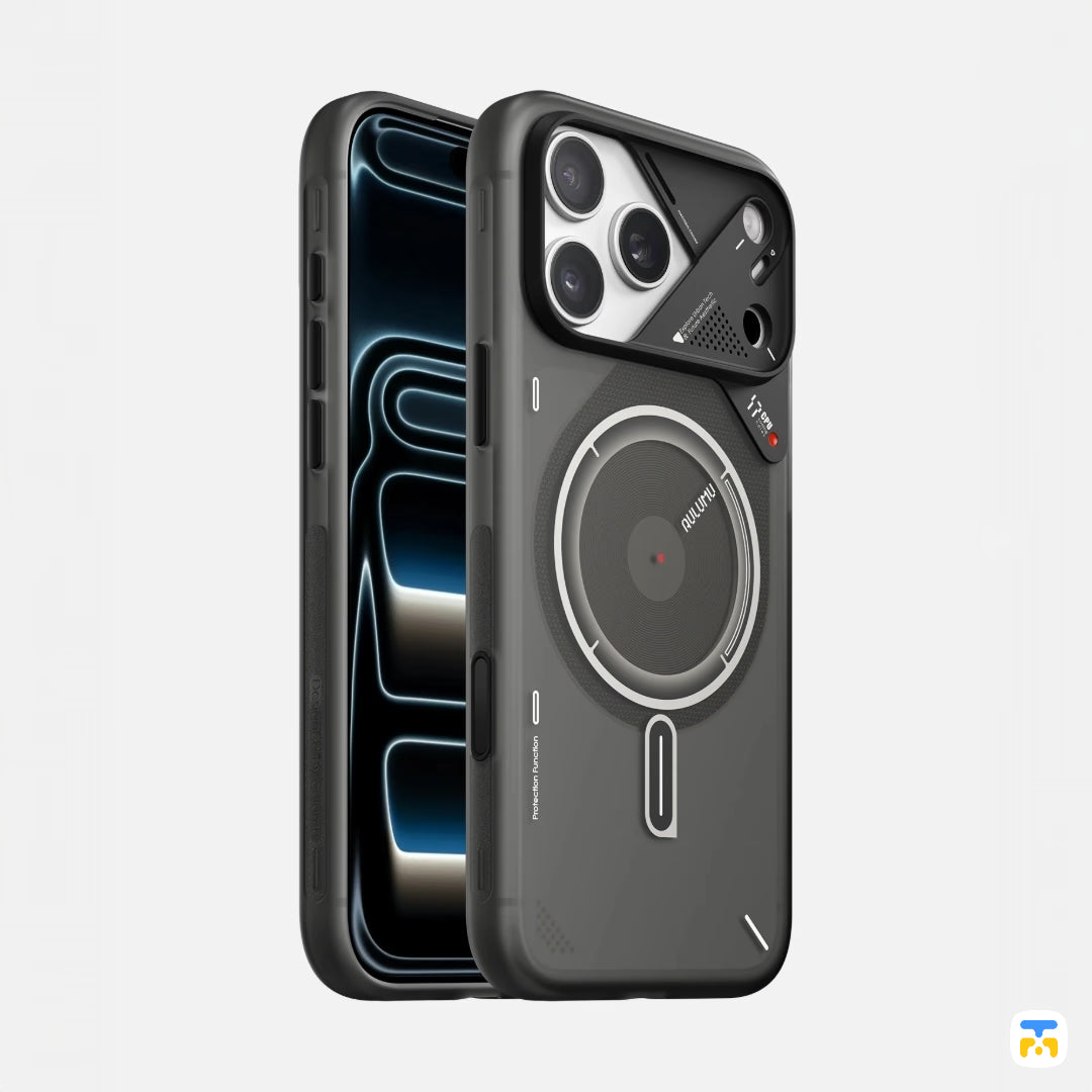 AULUMU for iPhone 17 Series A17 Frosted Case - Subtle Glow-in-the-Dark