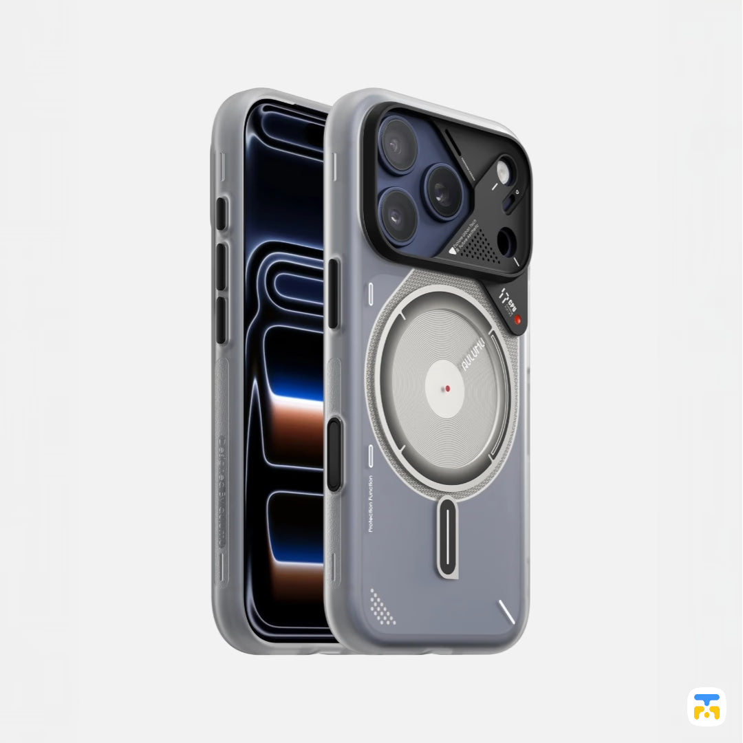 AULUMU for iPhone 17 Series A17 Frosted Case - Subtle Glow-in-the-Dark