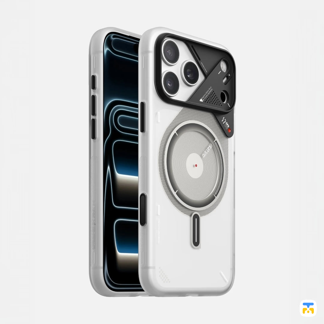 AULUMU for iPhone 17 Series A17 Frosted Case - Subtle Glow-in-the-Dark