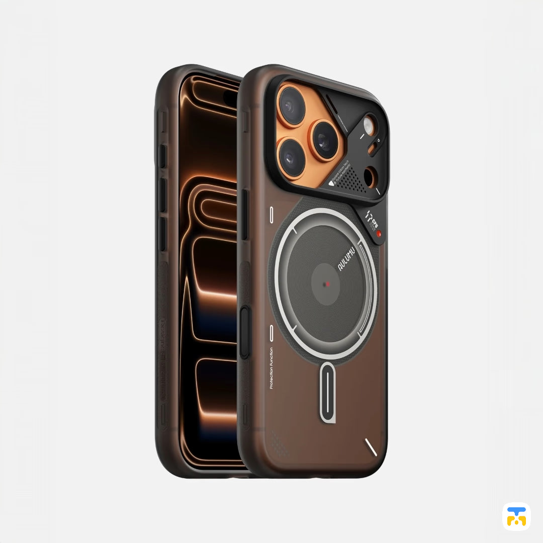 AULUMU for iPhone 17 Series A17 Frosted Case - Subtle Glow-in-the-Dark