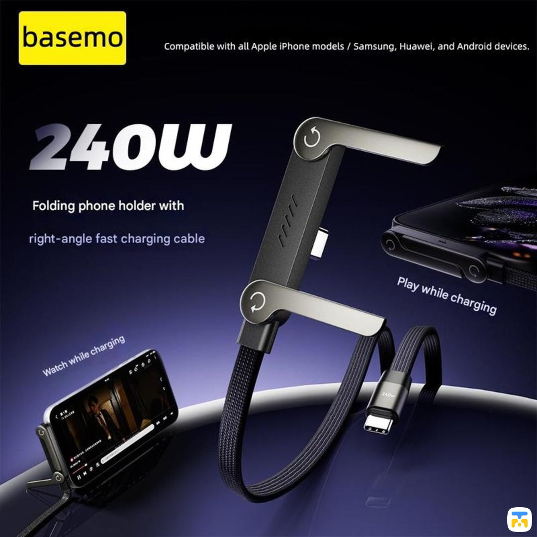 Basemo 240W Phone Stand USB-C Cable