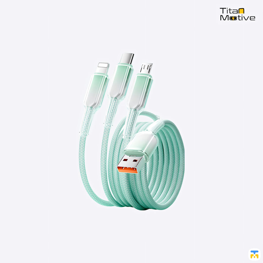 Basemo Magnetic 3-in-1 120W Fast Charging Cable 1.2 Meter
