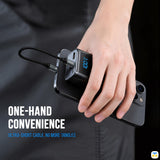 ONE-HAND
CONVENIENCE
ULTRA-SHORT CABLE, NO MORE TANGLES - Basemo Magnetic Short 240W Charging & 480Mbps Data Cable 0.2 Meter