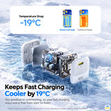Keeps Fast Charging
Cooler by 19°C - Baseus EnerFill FN22 Mini Ice 45W GaN Charger - AVS Protocol