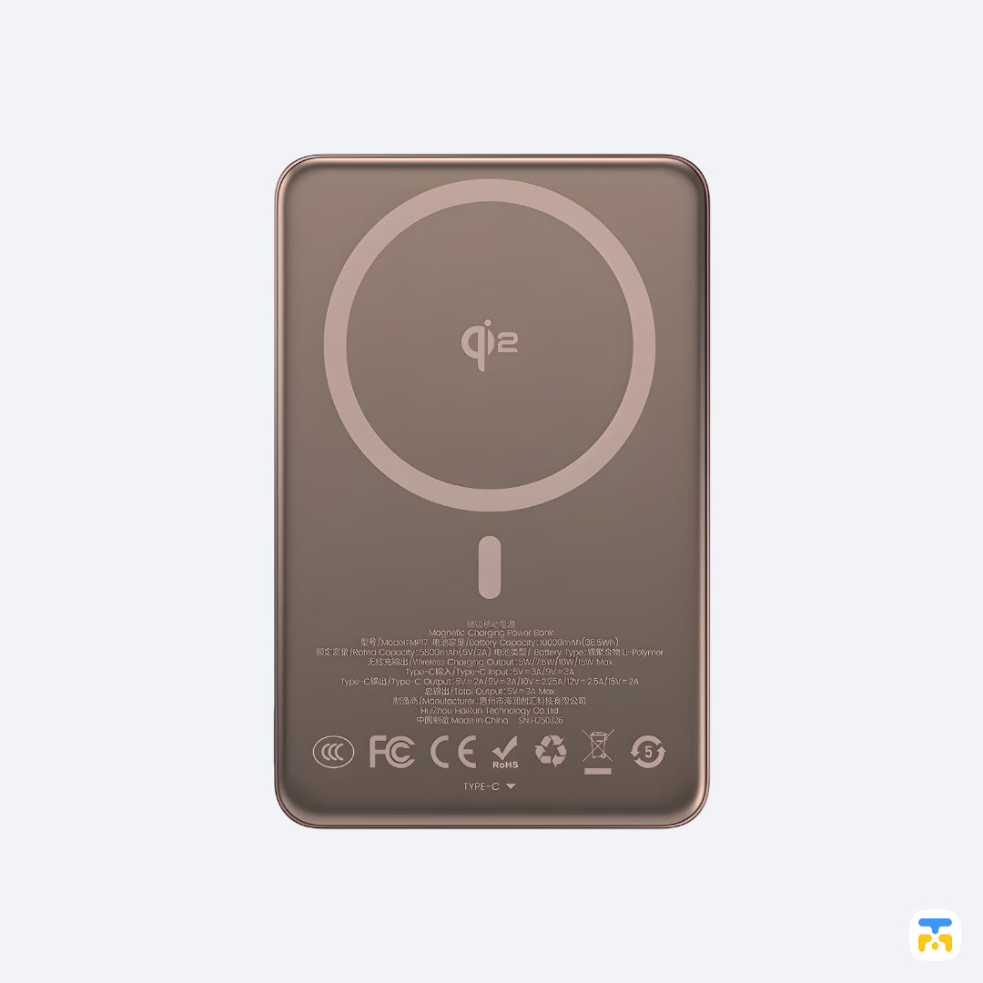 Benks ArmorGo 10000 mAh Qi2 Magnetic Wireless Charging Power Bank