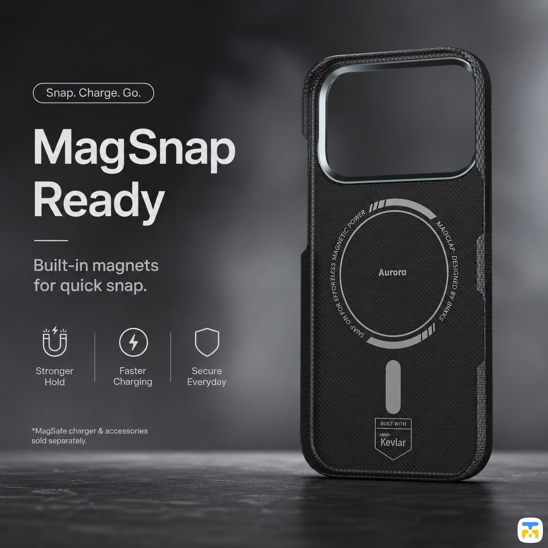 MagSnap Ready - Benks for iPhone 17 Series ArmorAir 600D Case built with Kevlar