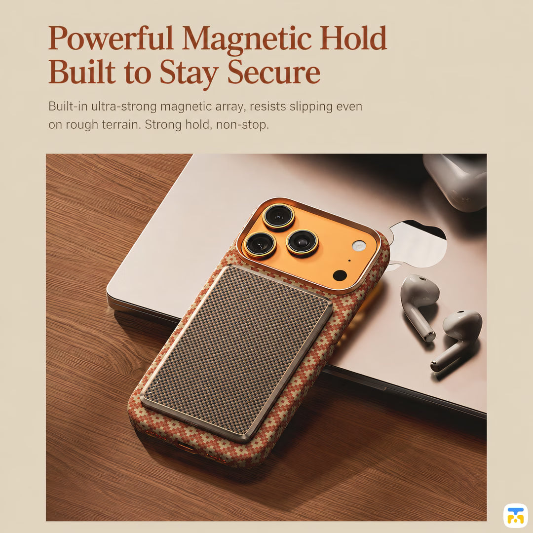 Powerful Magnetic Hold Built to Stay Secure - Benks for iPhone 17 Series ArmorAir ArmorGrid Case built with Kevlar