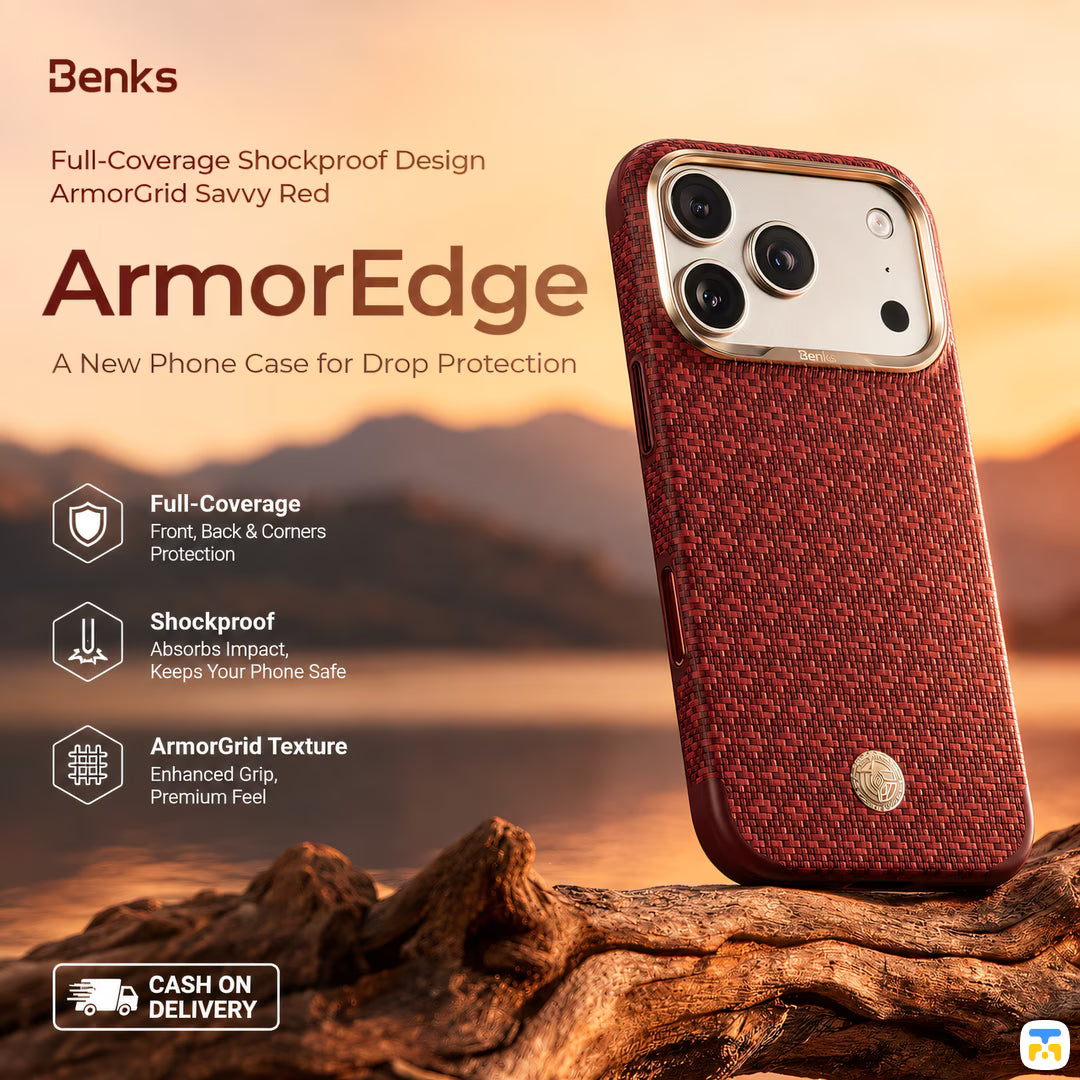 Benks for iPhone 17 Series ArmorEdge X9 Case built with Kevlar