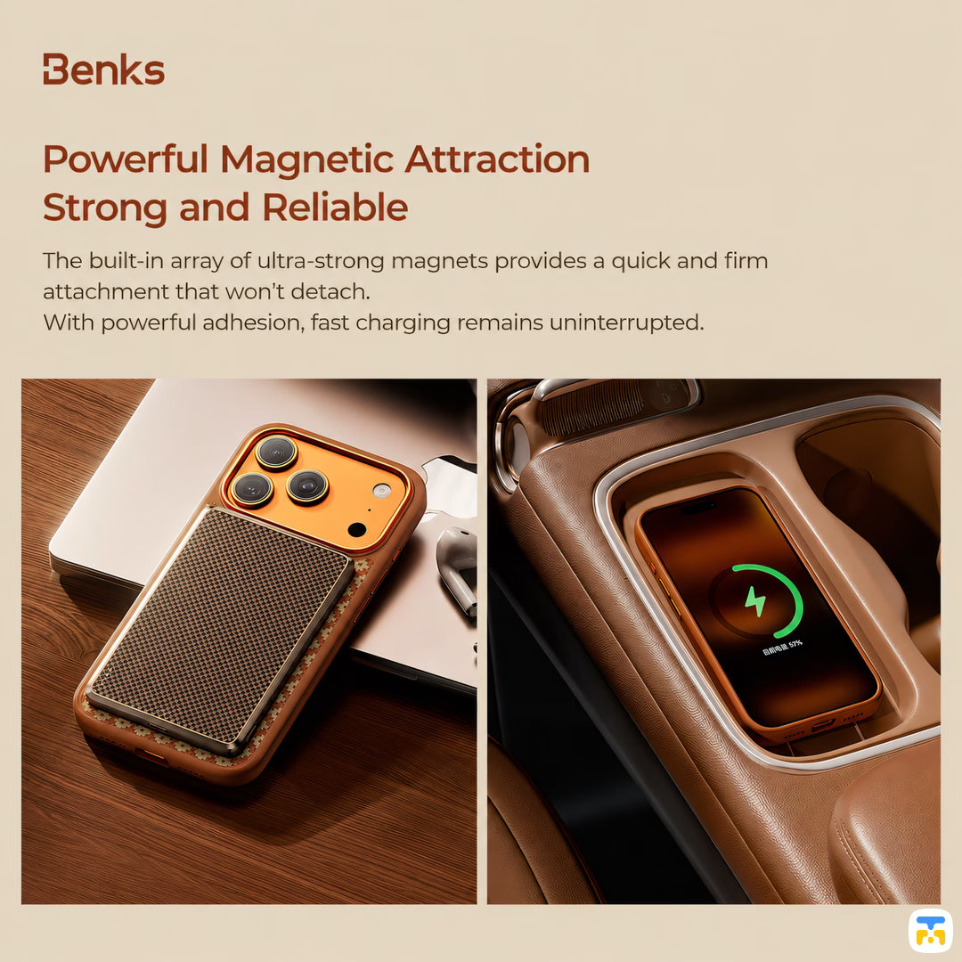 Powerful Magnetic Attraction
Strong and Reliable - Benks for iPhone 17 Series ArmorPro ArmorGrid Case built with Kevlar
