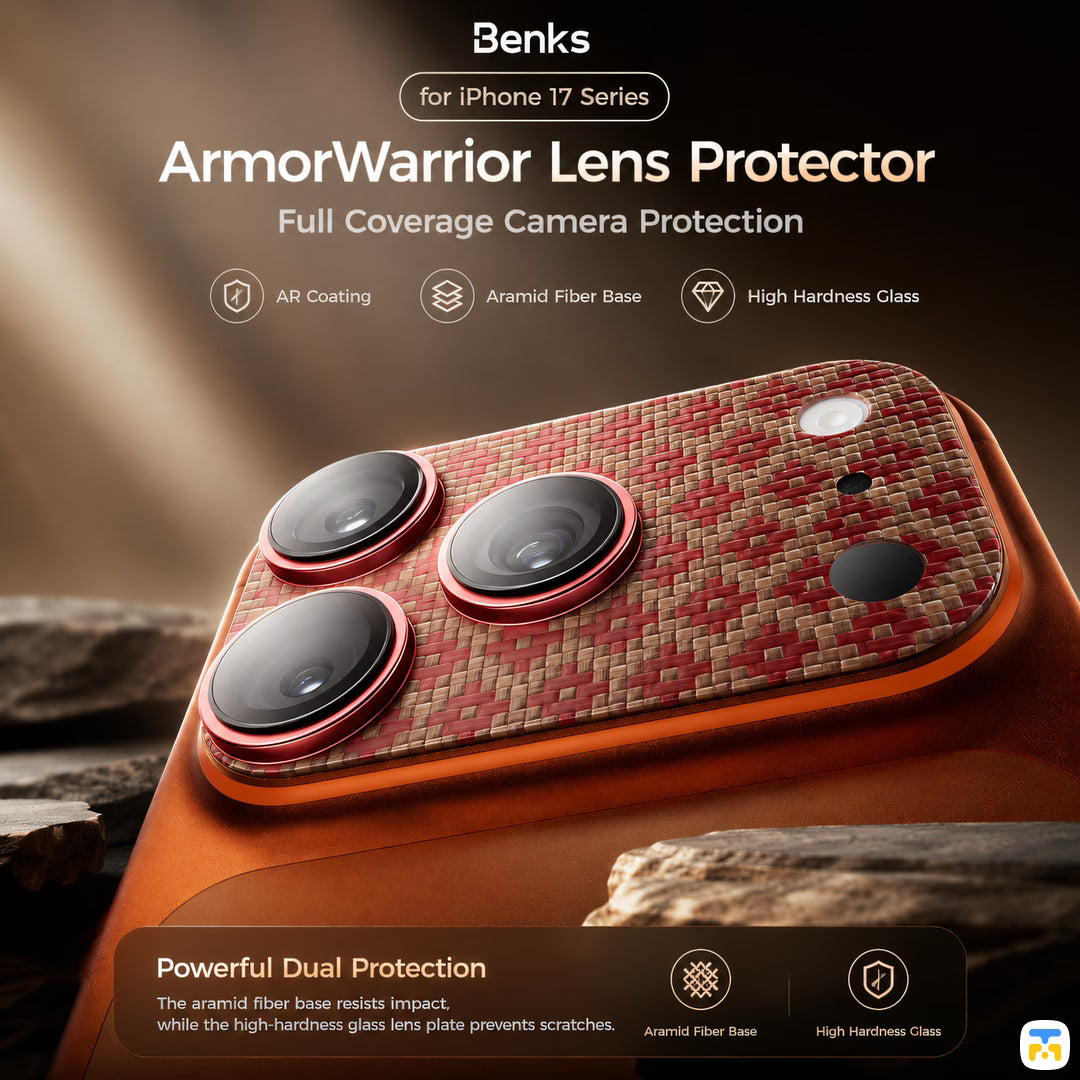 Benks for iPhone 17 Series ArmorWarrior Lens Protector
