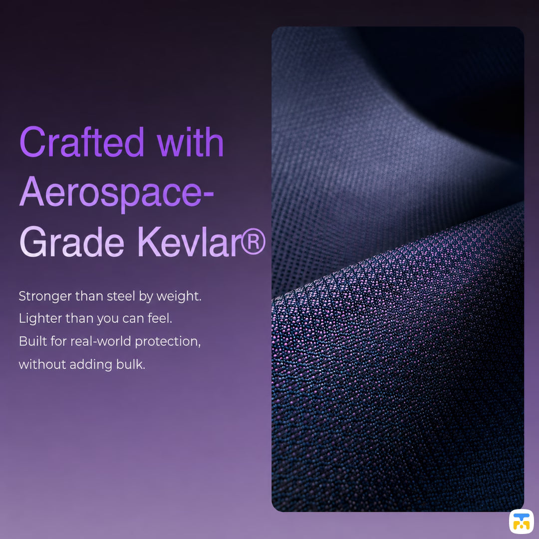 Crafted with
Aerospace-
Grade Kevlar® - Benks for S26 Series ArmorGrid Air Case built with Kevlar
