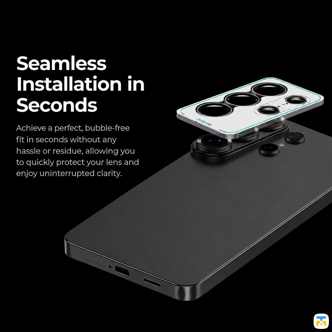 Seamless
Installation in
Seconds - Benks for S26 Series GlassWarrior Lens Protector