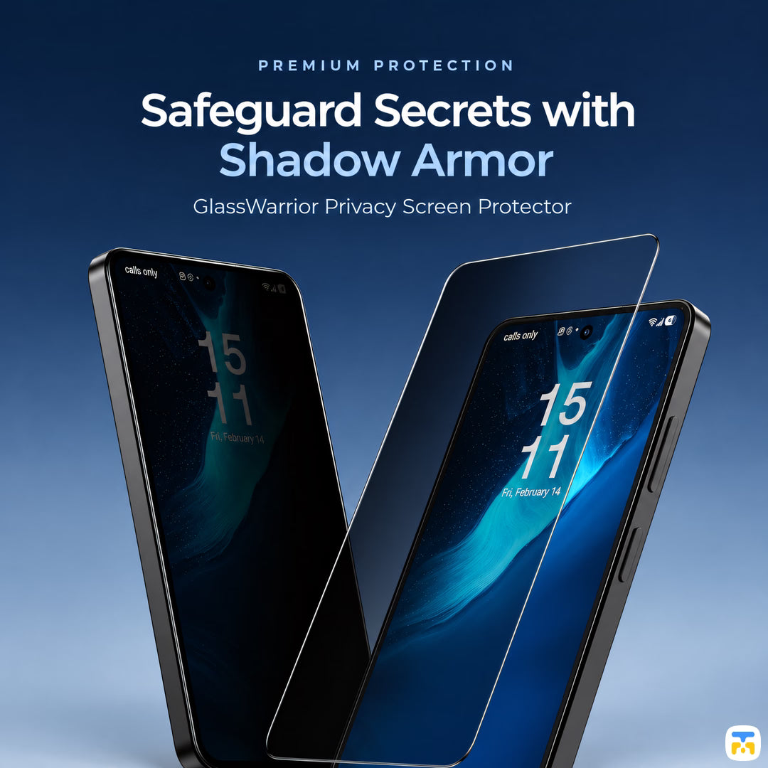 Safeguard Secrets with
Shadow Armor - Benks for S26 Series GlassWarrior Privacy Screen Protector