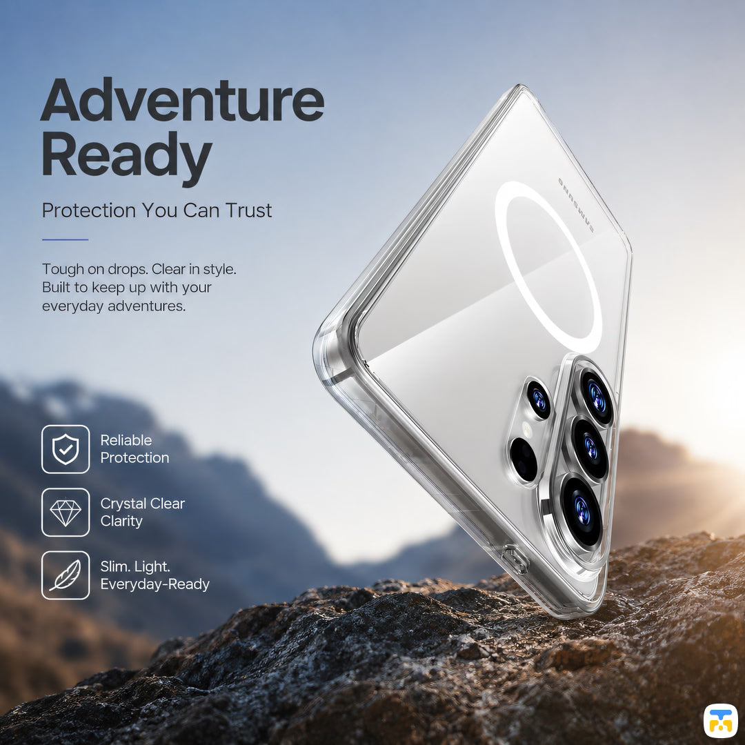 Adventure
Ready - Magnetic Crystal Phone Case - S26 Ultra