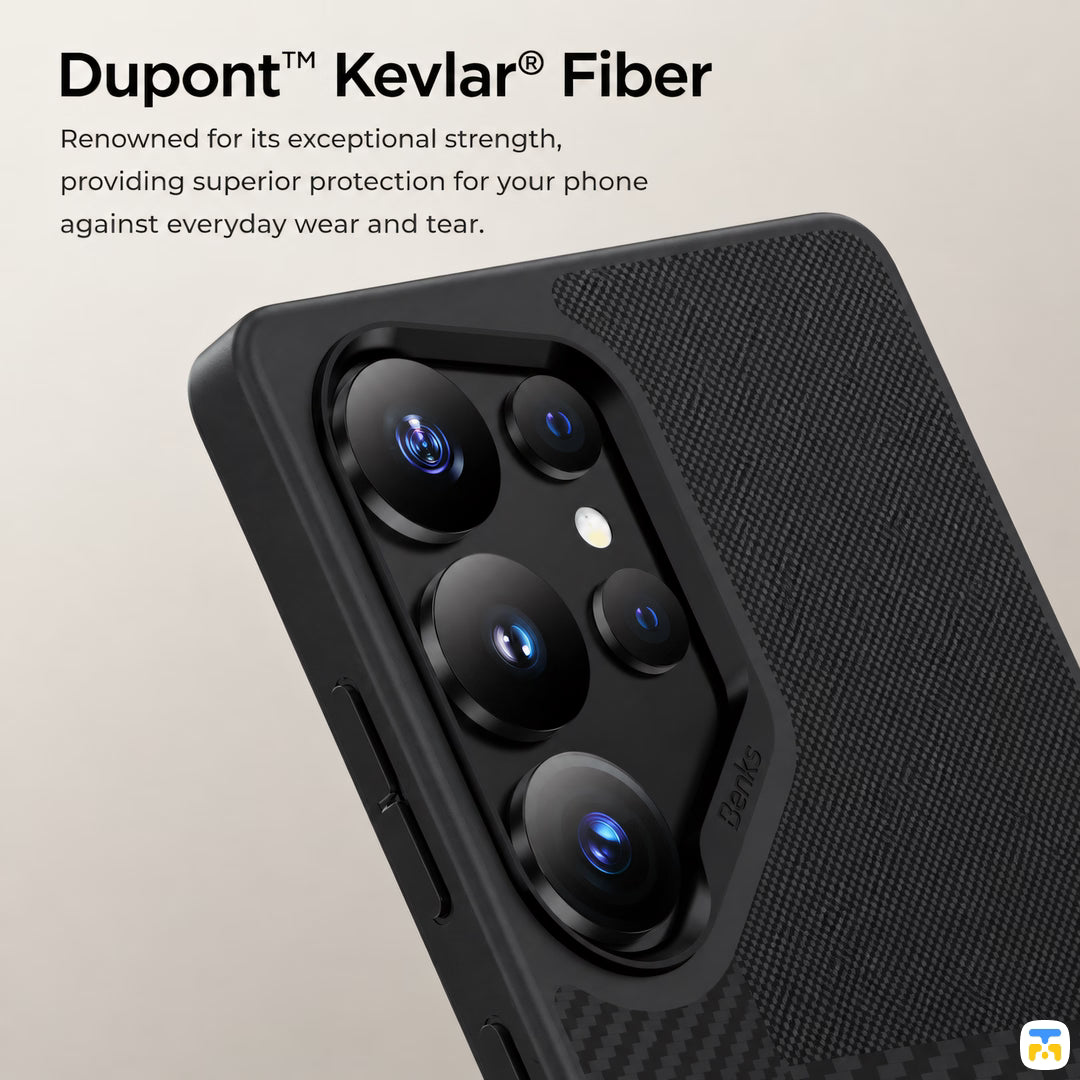 Dupont™ Kevlar® Fiber - Benks for Samsung S25 Ultra ArmorPro Montage Case built with Kevlar