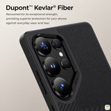 Dupont™ Kevlar® Fiber - Benks for Samsung S25 Ultra ArmorPro Montage Case built with Kevlar