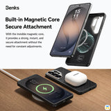 Built-in Magnetic Core
Secure Attachment - Benks for Samsung S26 Ultra ArmorGrid ArmorPro Case built with Kevlar