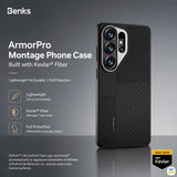 Benks for Samsung S26 Ultra ArmorPro Montage Case built with Kevlar