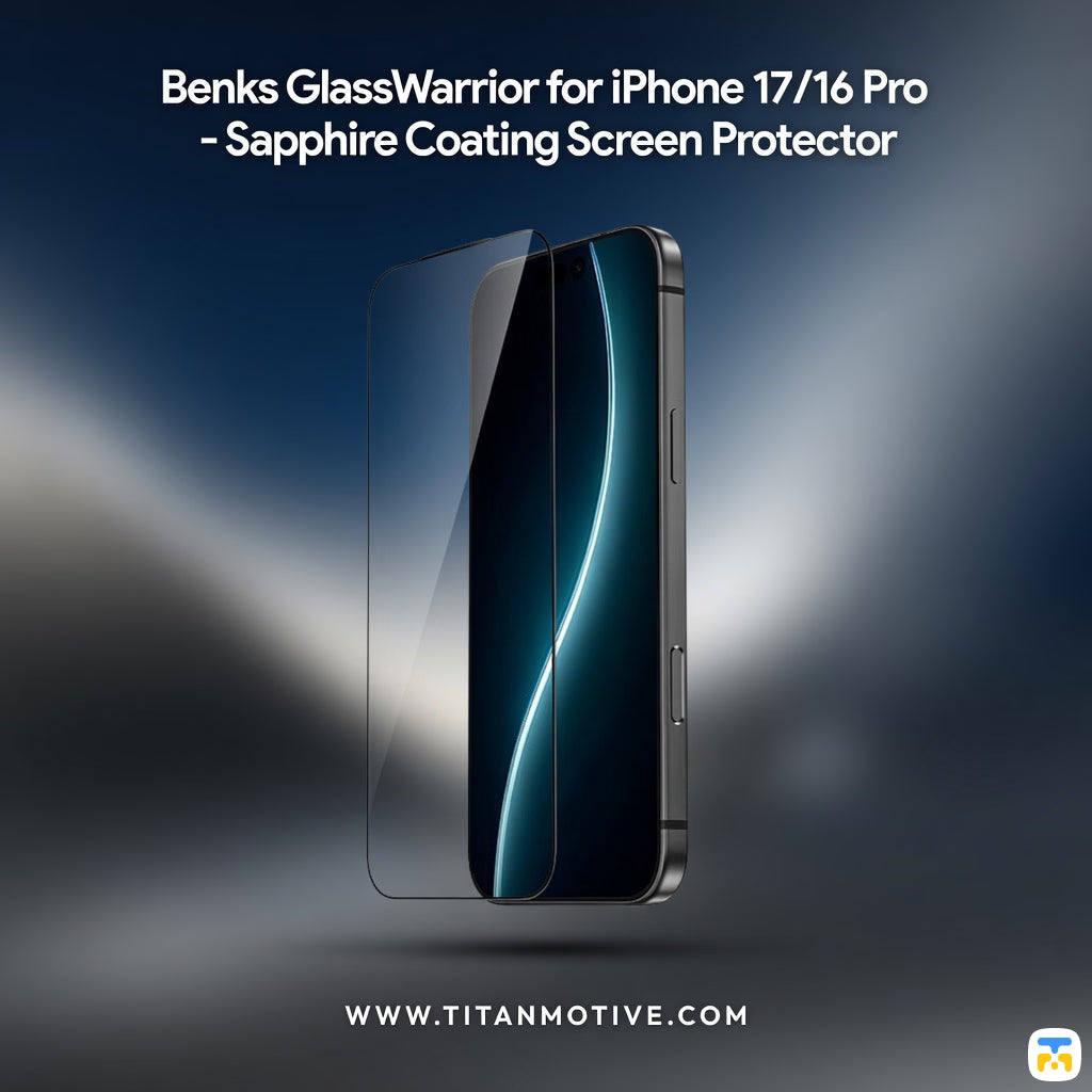 Benks GlassWarrior for iPhone 17/16 Pro
- Sapphire Coating Screen Protector - Benks GlassWarrior for iPhone 17/16 Pro - Sapphire Coating Screen Protector