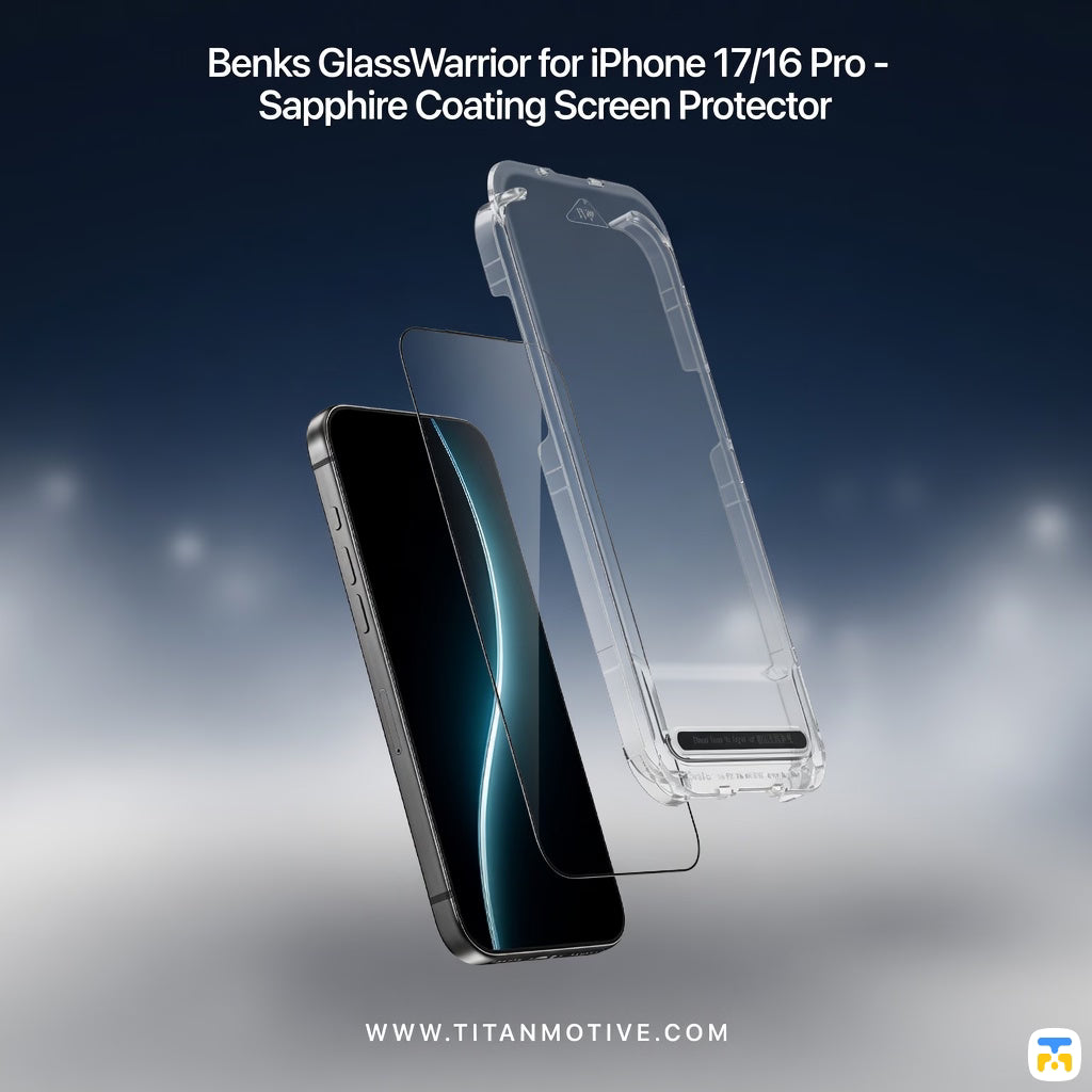 Benks GlassWarrior for iPhone 17/16 Pro - Sapphire Coating Screen Protector