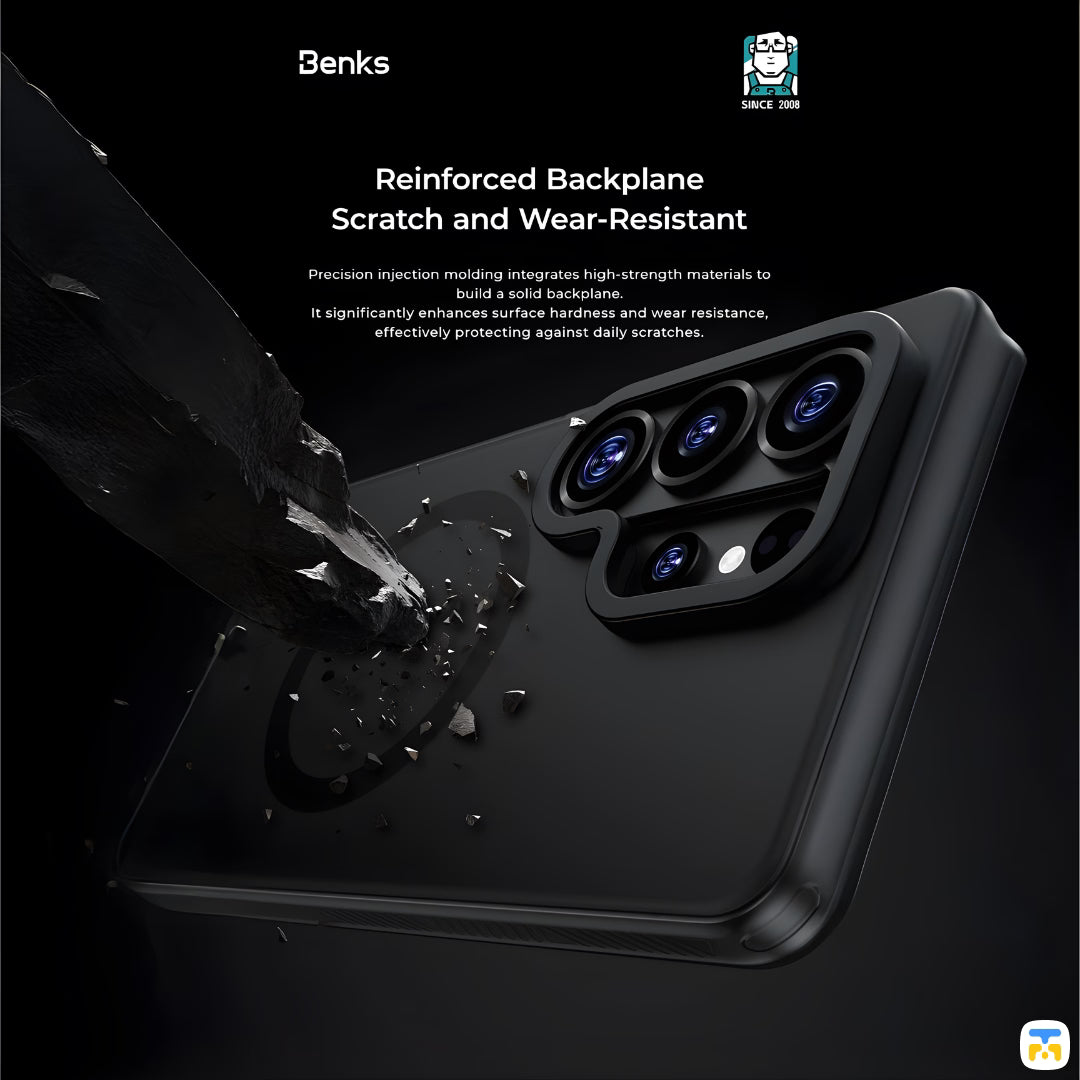 Reinforced Backplane
Scratch and Wear-Resistant