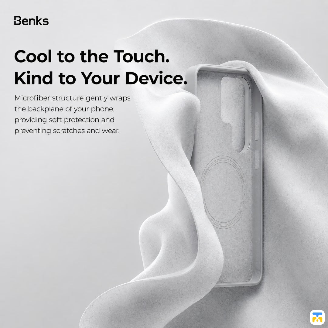 Cool to the Touch.
Kind to Your Device. - Benks VitaPro for S26 Ultra - Magnetic Leather Phone Case