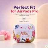 Perfect Fit for AirPods Pro - Best Friend Doodle Case for AirPods Pro Series