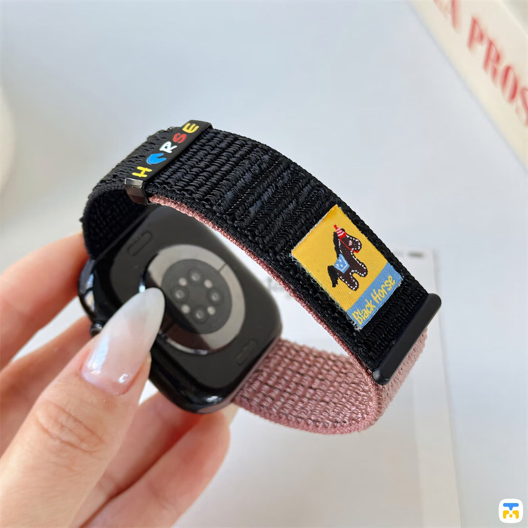 Black Horse Apple Watch Strap for 38-49mm