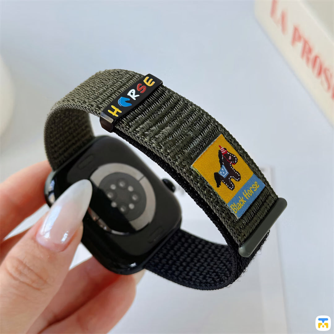 Black Horse Apple Watch Strap for 38-49mm